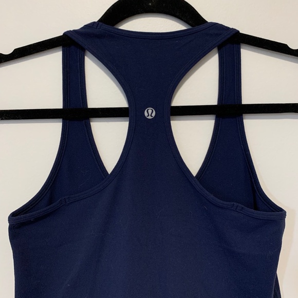 Lululemon Navy Blue Long Racerback Tank - Picture 4 of 4